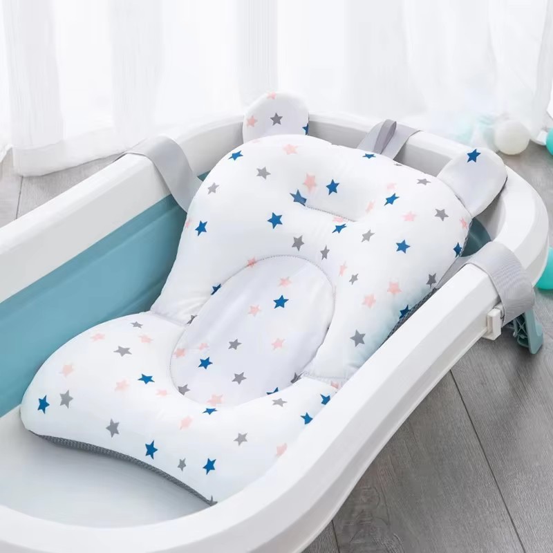 Non Slip Bath Mat - Baby Bath Seat Support Mat Infant