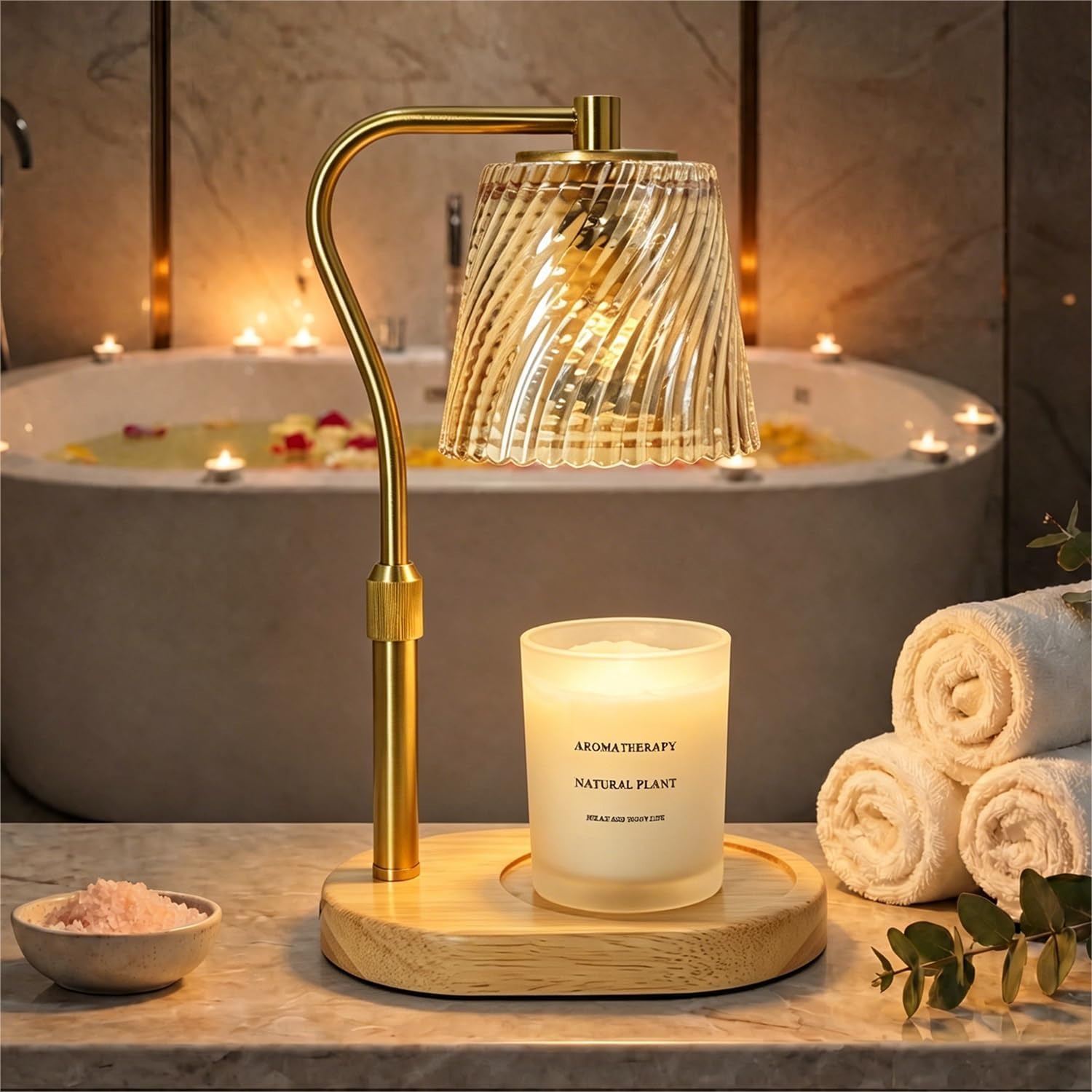 Home Bathroom Spa - Candle Warmer Lamp For Spa Bathroom