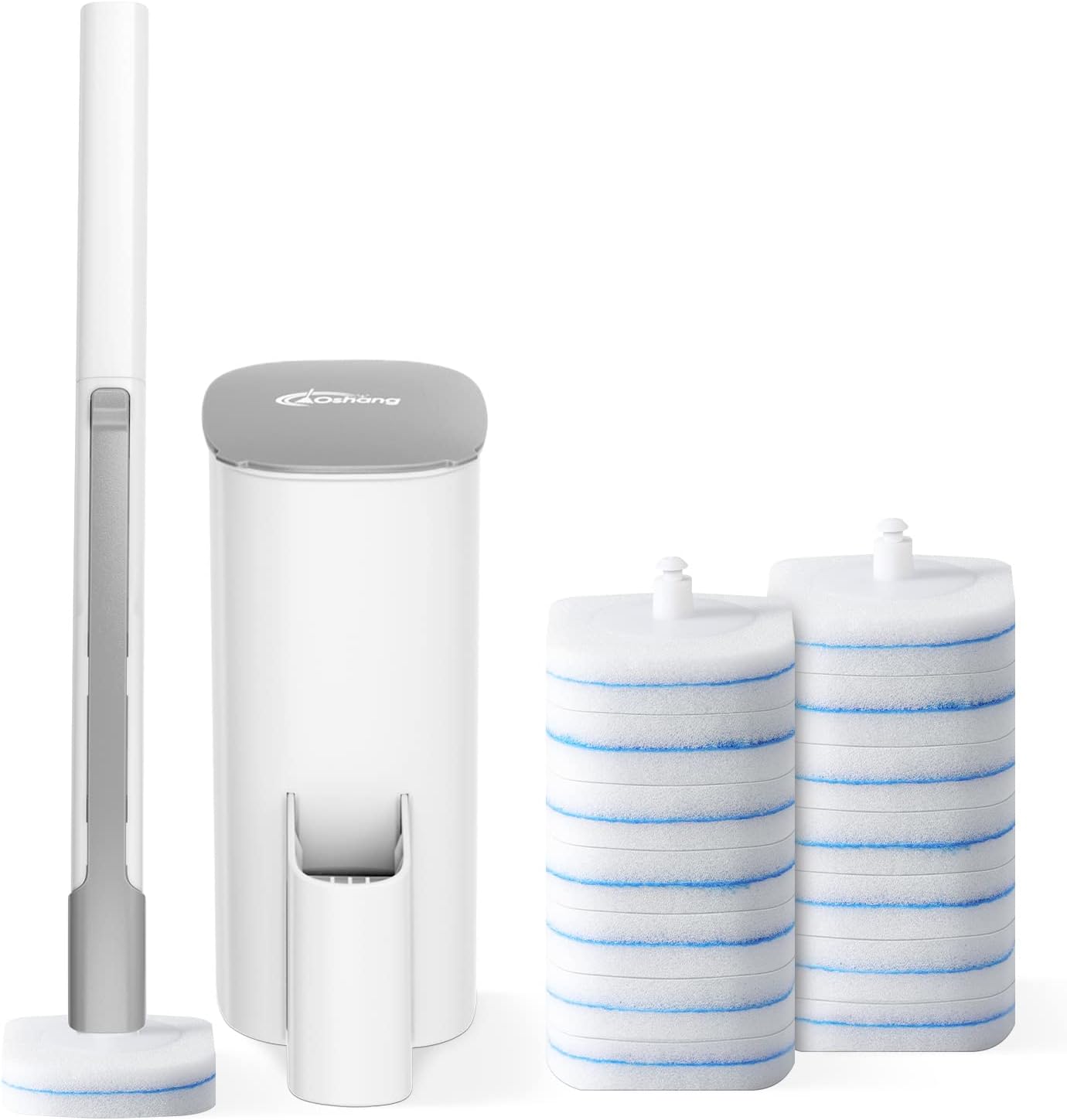 Toilet Brush Holder - Disposable Toilet Brush - Toilet Bowl