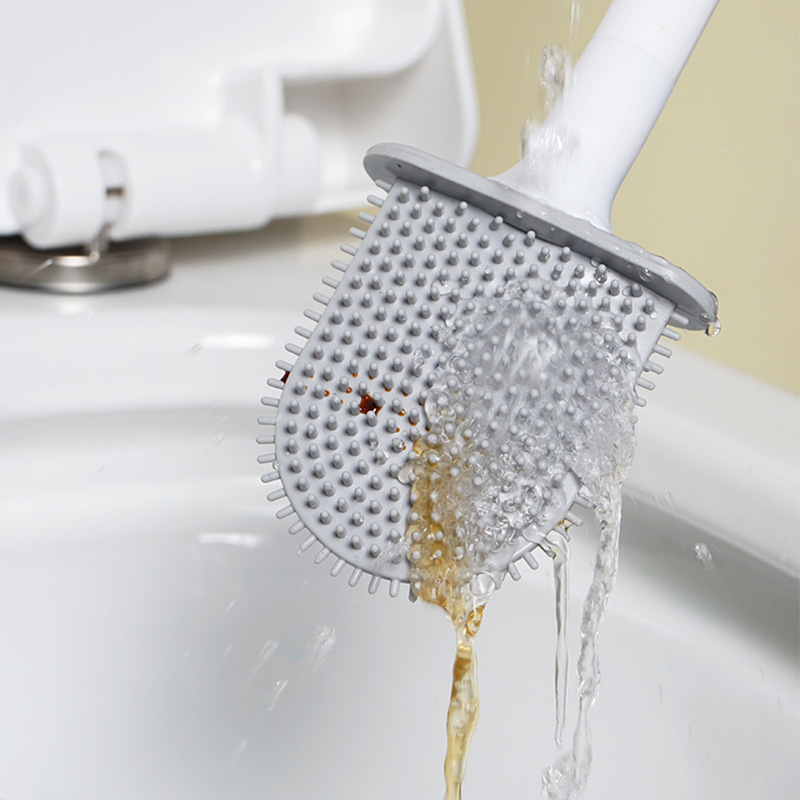 Hanging Silicone Toilet Brush  - Toilet Brush Holder 评论和价格
