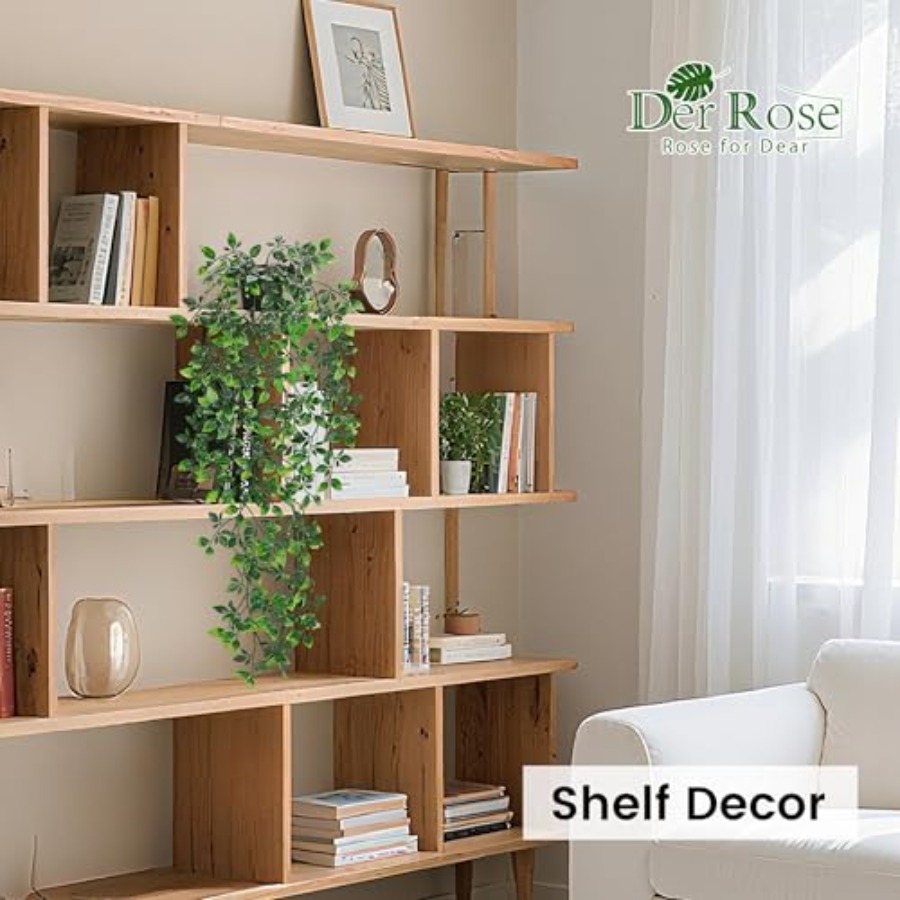 34'' Fake Plants Hanging Artif - Home Bathroom Shelf 评论和价格