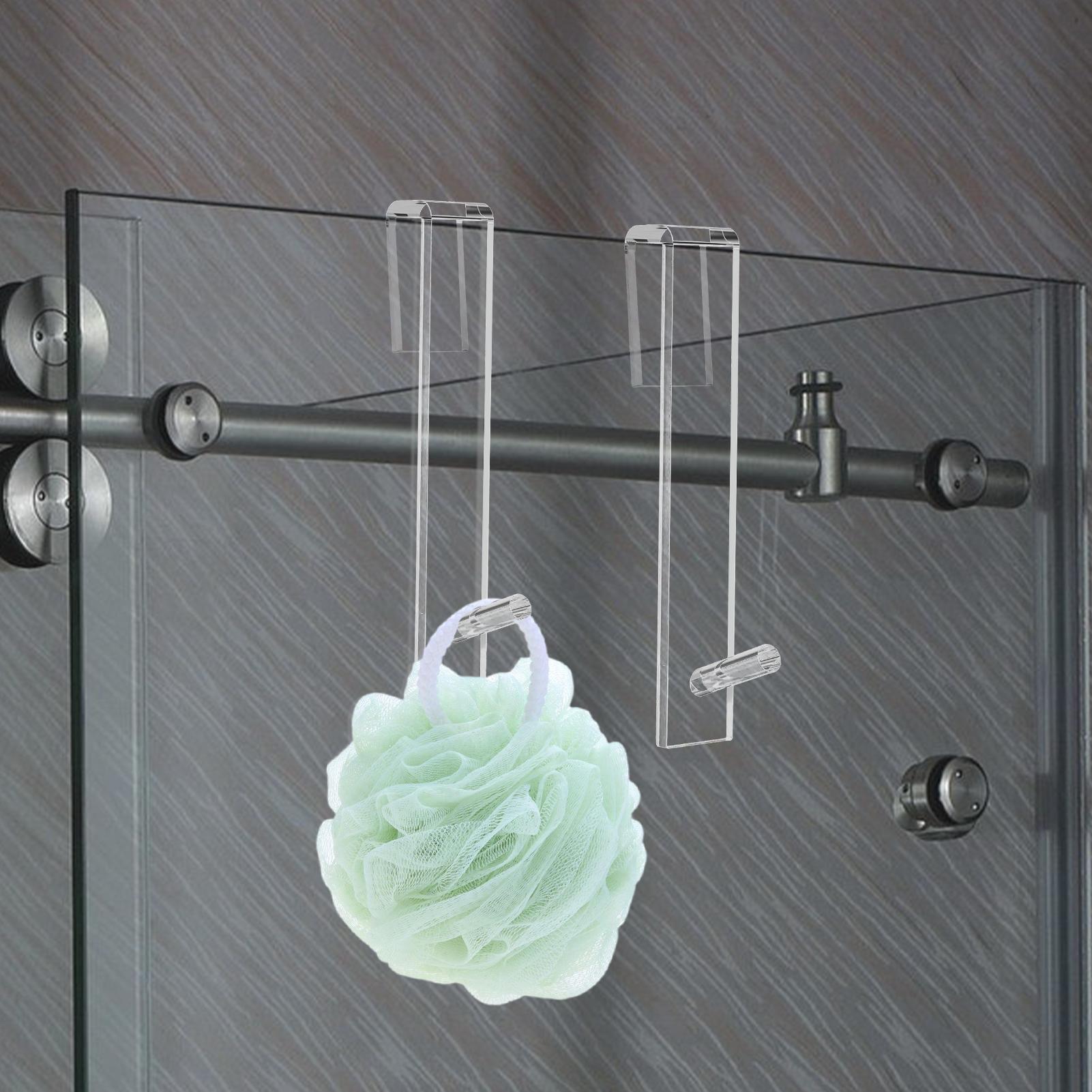 Shower Door Hooks Acrylic Coat - Home Bathroom Door 评论和价格
