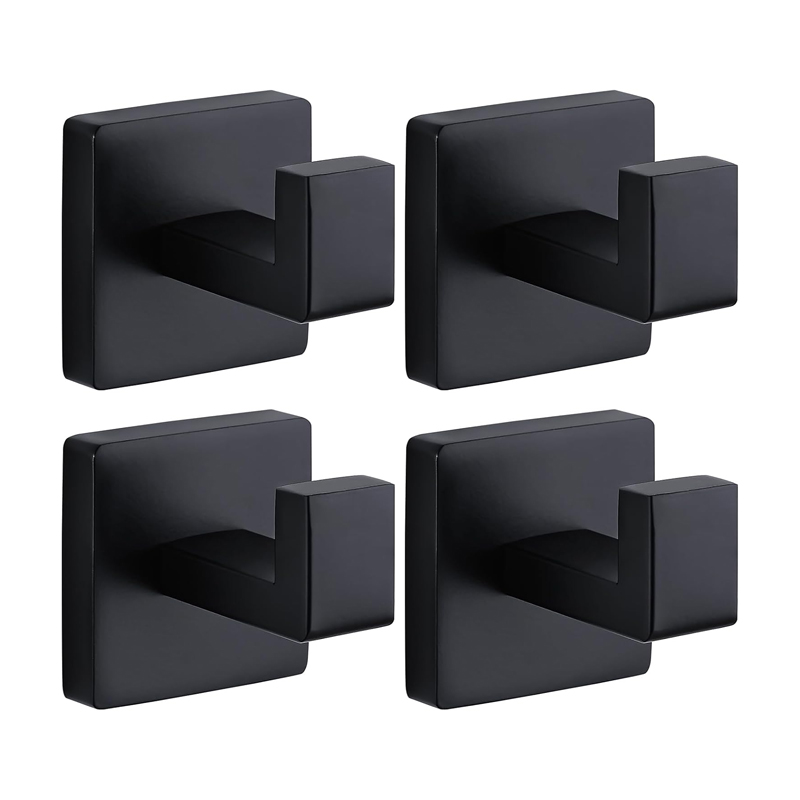 Matte Black Towel Hook Stainle - Robe Hook Adhesive 评论和价格