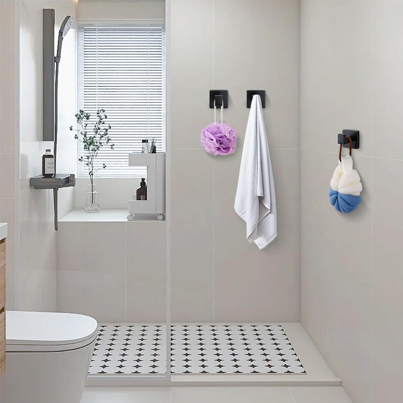 Matte Black Towel Hook Stainle - Robe Hook Adhesive 评论和价格