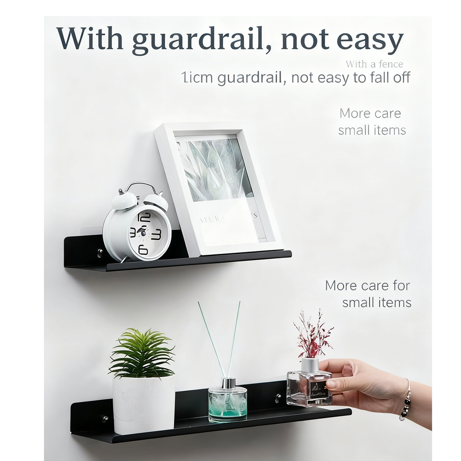 Metal Wall Shelf Bookshelf Wal - Home Bathroom Shelf 评论和价格
