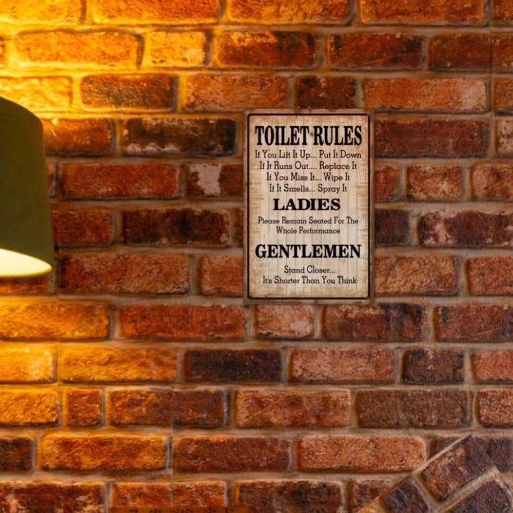 Putuo Decor Vintage Metal Bath - Home Bathroom Rules 评论和价格