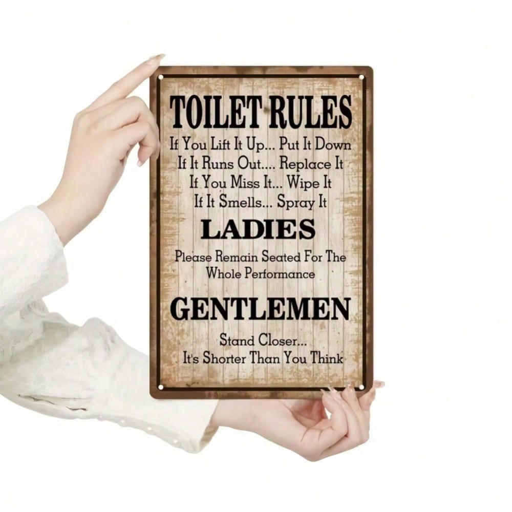 Putuo Decor Vintage Metal Bath - Home Bathroom Rules 评论和价格