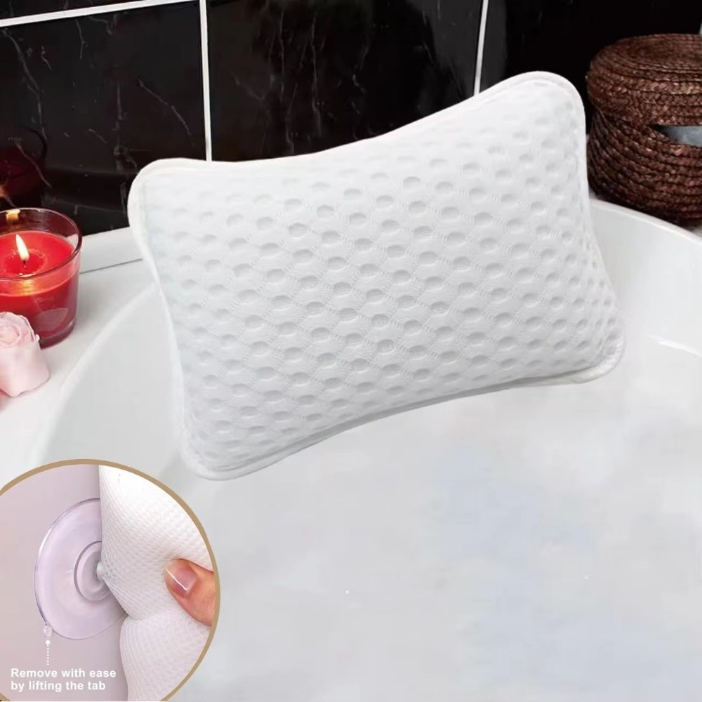 New Soft SPA Bath Pillow Polye - Home Bathroom Spa 评论和价格