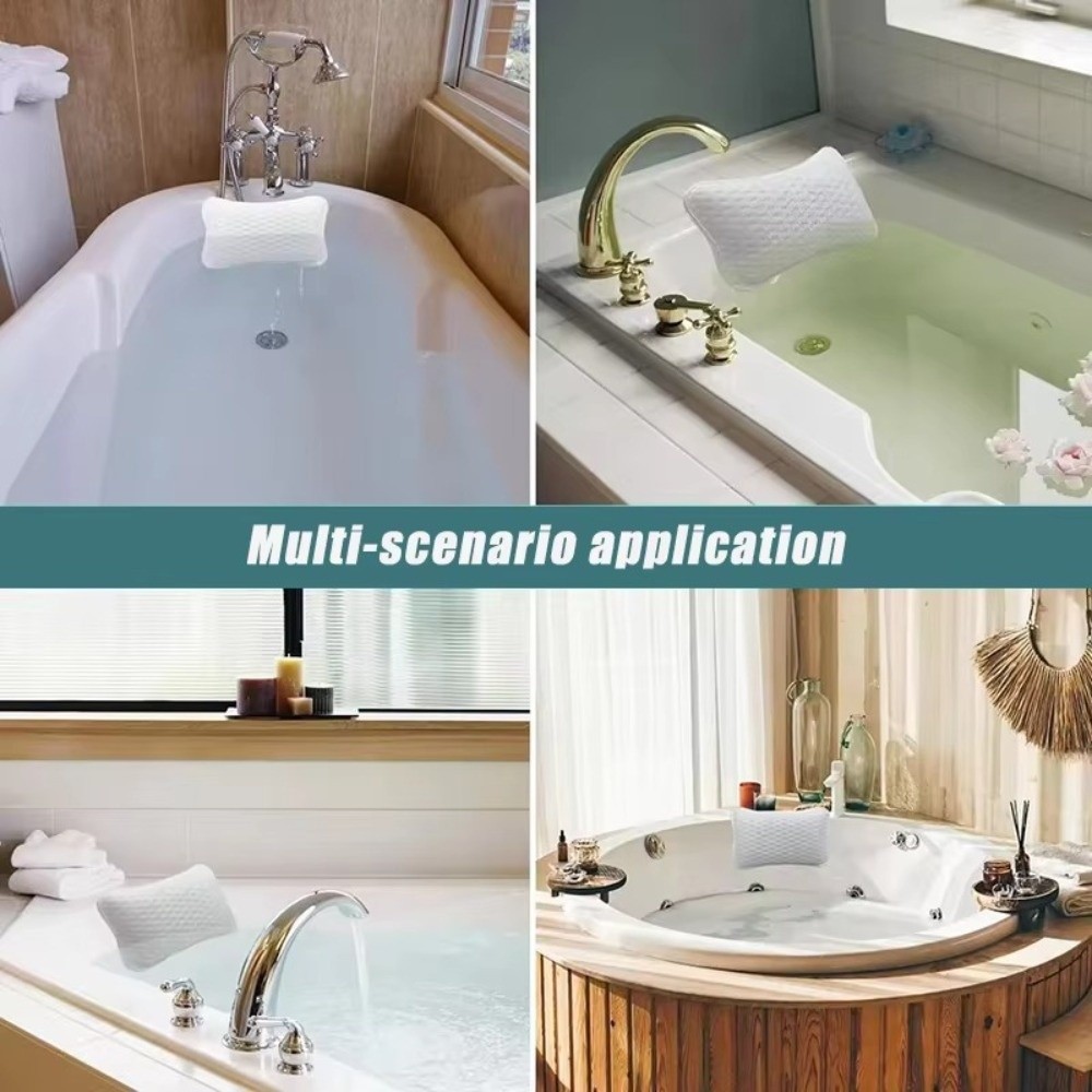 New Soft SPA Bath Pillow Polye - Home Bathroom Spa 评论和价格