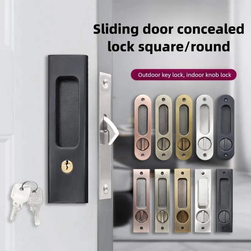 Durable Black Hook Sliding Doo - Home Bathroom Door 评论和价格