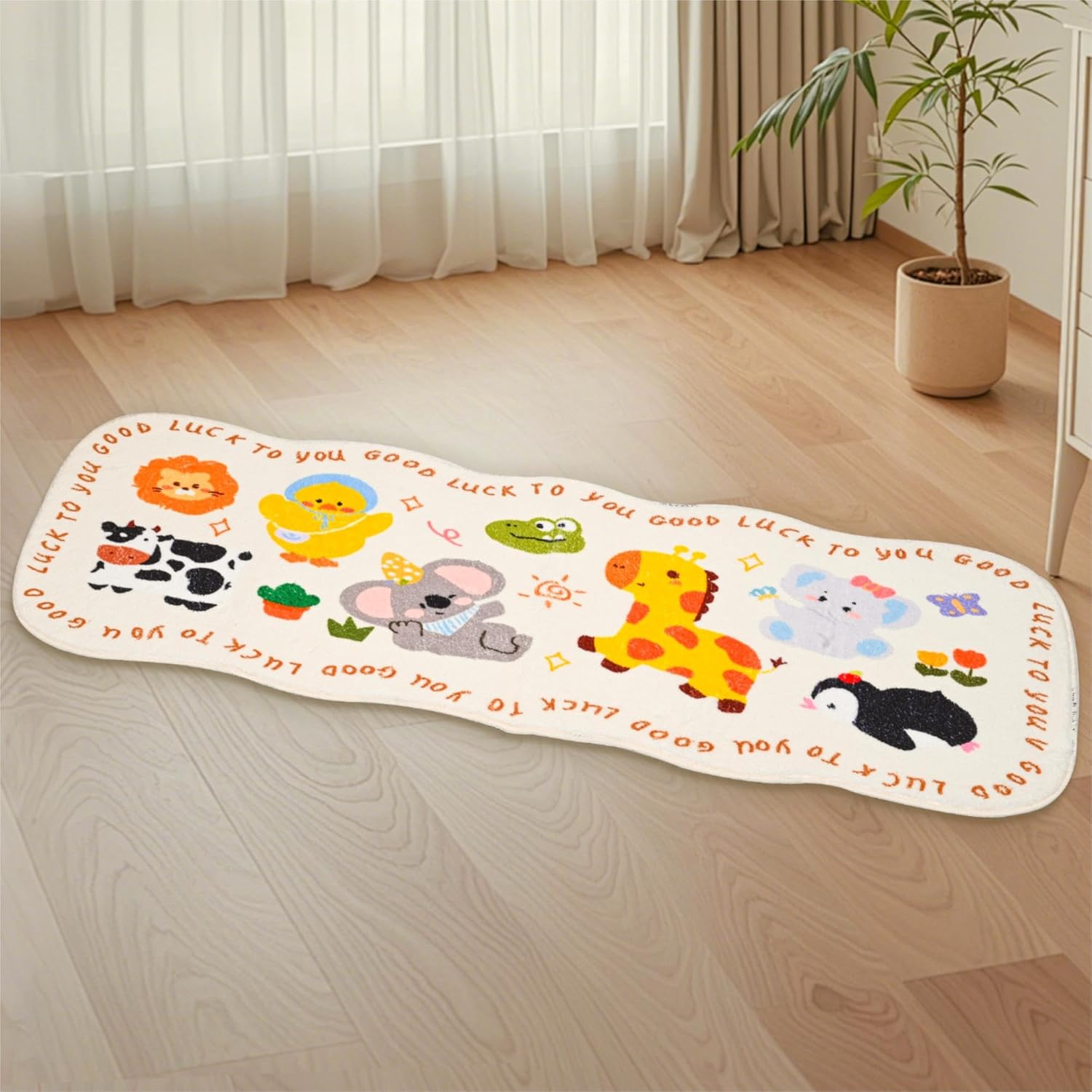 VIKAMA Cartoon Rules Carpet -  - Home Bathroom Rules 评论和价格