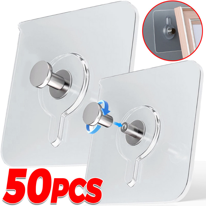 Adhesive Nails Wall Hooks Stro - Robe Hook Adhesive 评论和价格