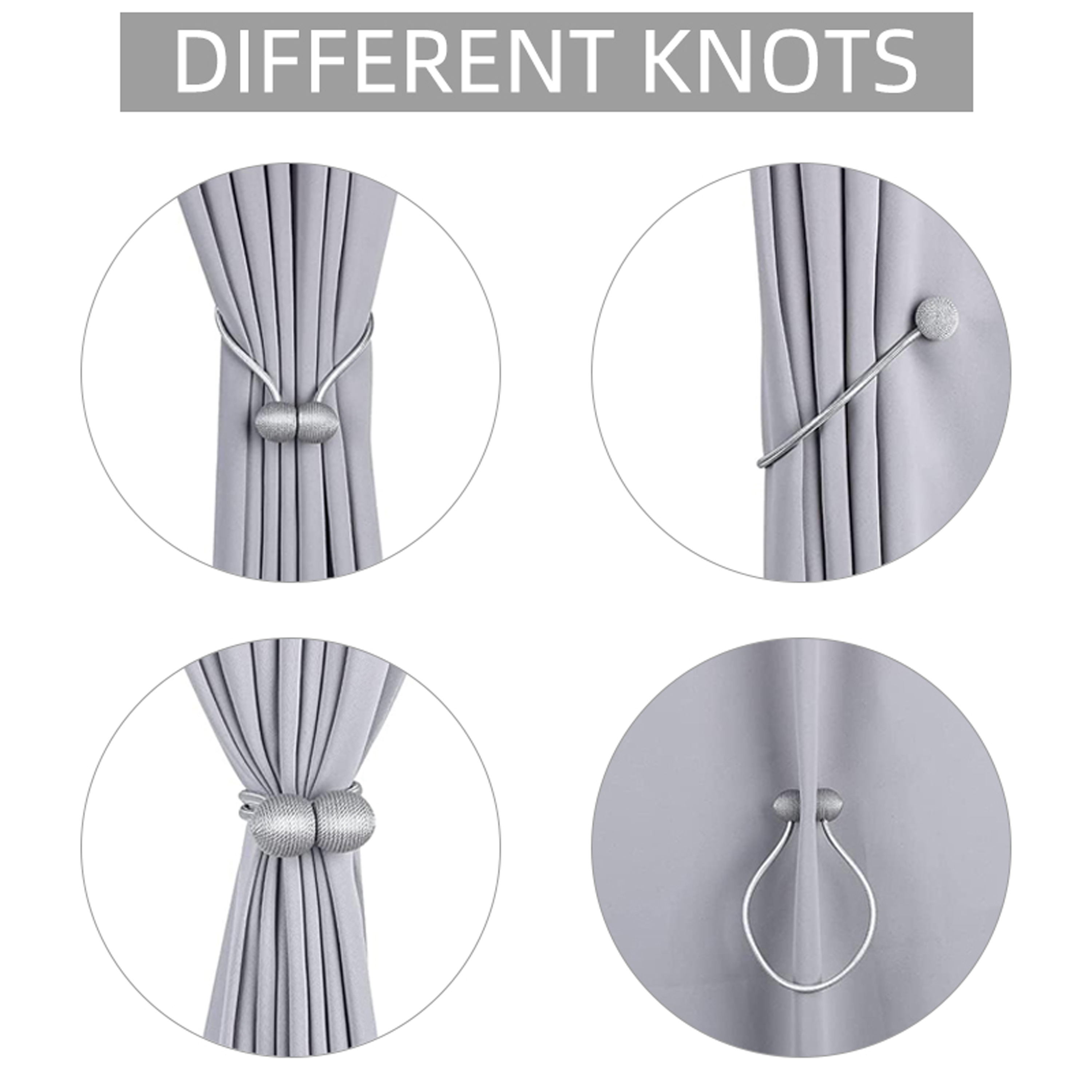 2pcs/pair Magnetic Curtain Tie - Zara Home Bathroom Accessories 评论和价格