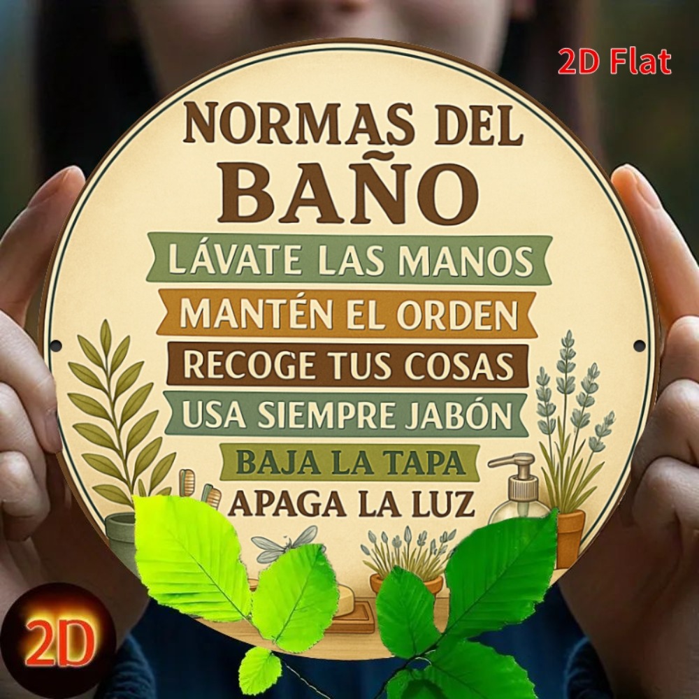 2D Flat 20x20cm Spanish Bathro - Home Bathroom Rules 评论和价格