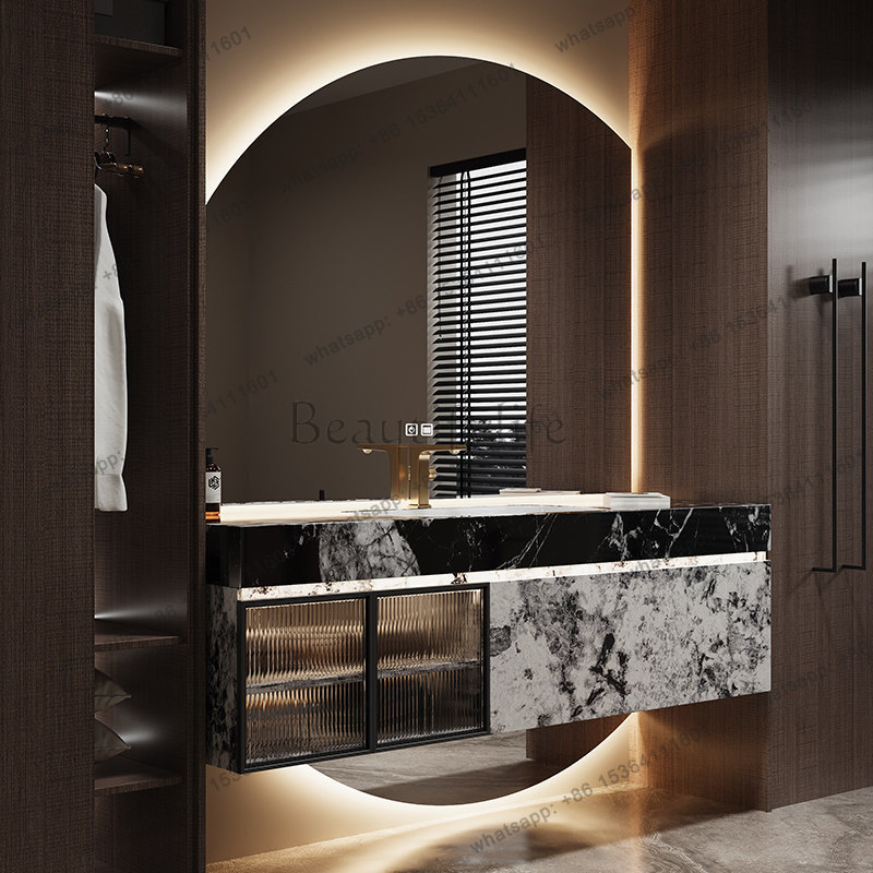 LJY Mirror Organizer Bathroom  - Home Bathroom Partition Wall 评论和价格