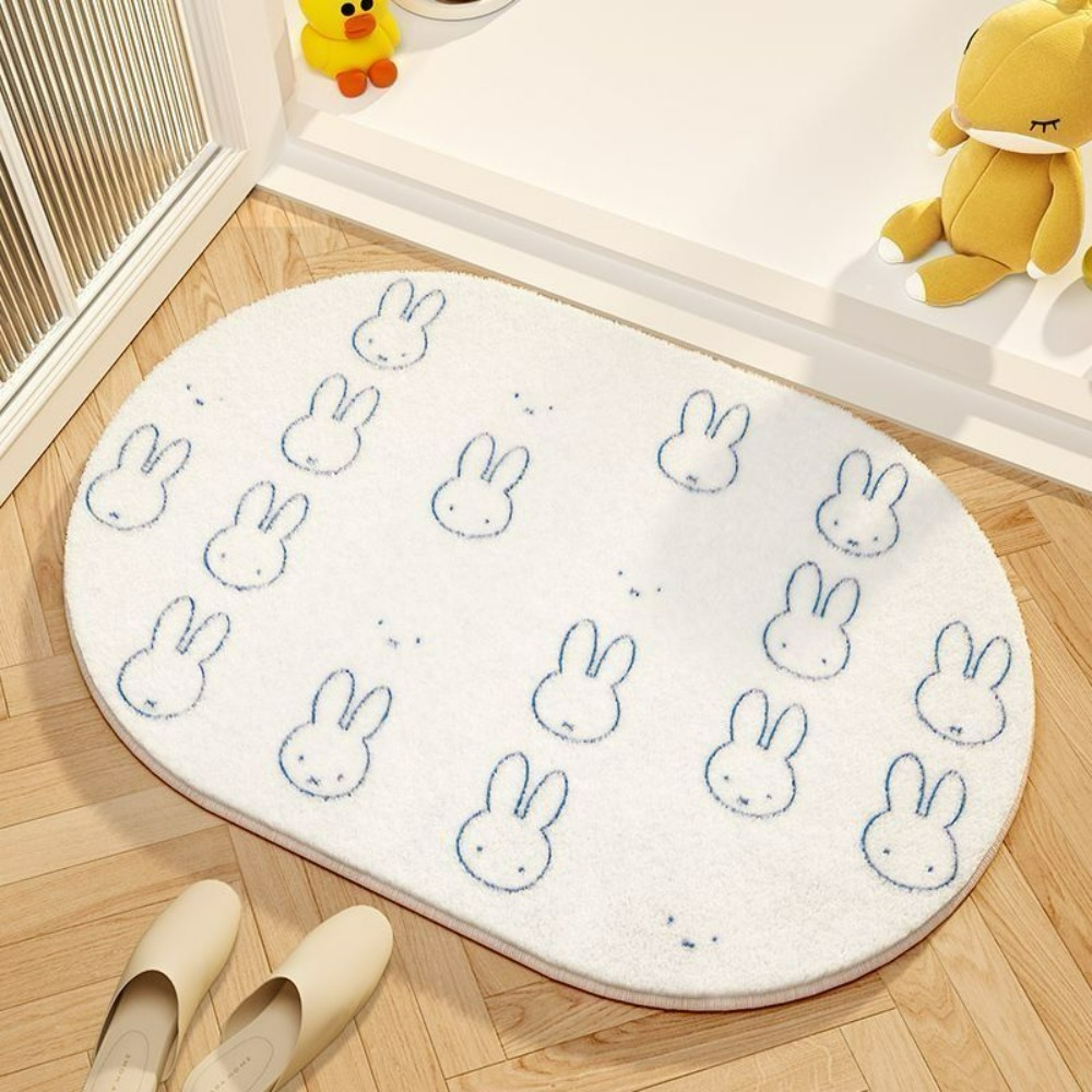 Miffy Cartoon Floor Mat Soft I - Home Center Bathroom Accessories 评论和价格