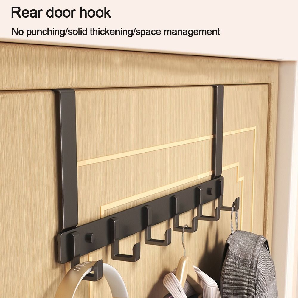 Hooks Over The Door 6 Hooks Cl - Home Bathroom Door 评论和价格
