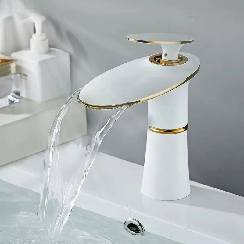 Waterfall Basin Faucet White G - Home Hardware Bathroom Sinks 评论和价格