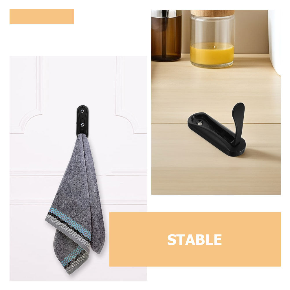 8Pcs Foldable Wall Hooks Zinc  - Robe Hook Adhesive 评论和价格