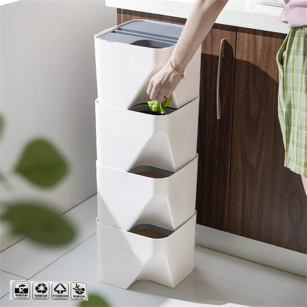 Sorting Garbage Can, Household - Zara Home Bathroom Accessories 评论和价格