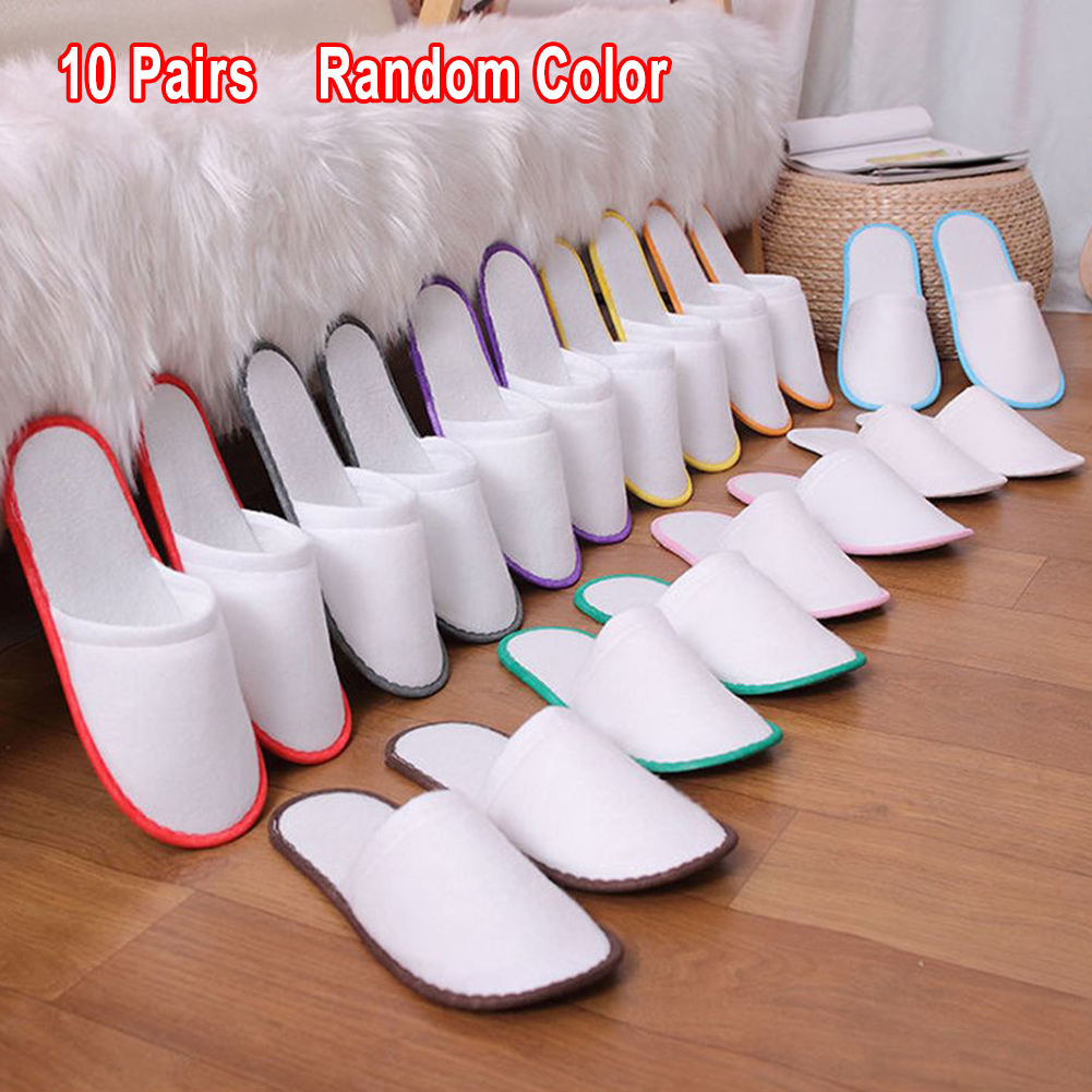 10Pair Lot Hotel Slippers Men  - Home Bathroom Spa 评论和价格