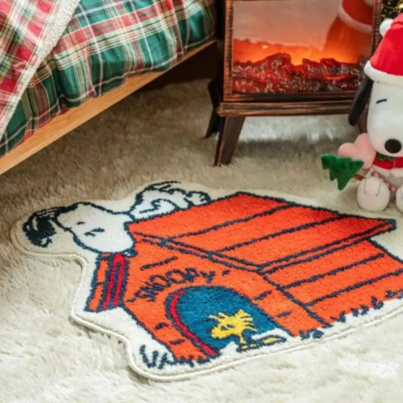 Lovely Snoopy Cartoon Floor Ma - Home Bathroom Door 评论和价格
