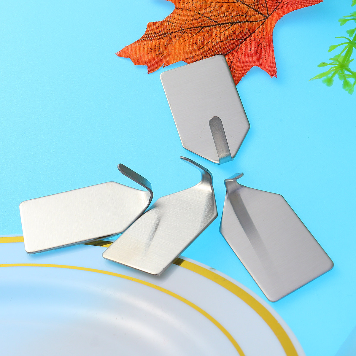 8PCS Stainless Steel Wall Self - Robe Hook Adhesive 评论和价格