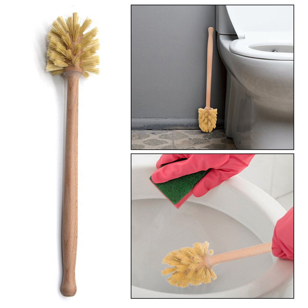 1PC Wooden Toilet Brush Long H - Toilet Brush Holder 评论和价格