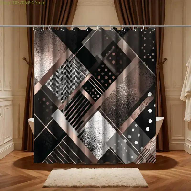 Modern Geometric Abstract Show - Home Bathroom Ideas 评论和价格