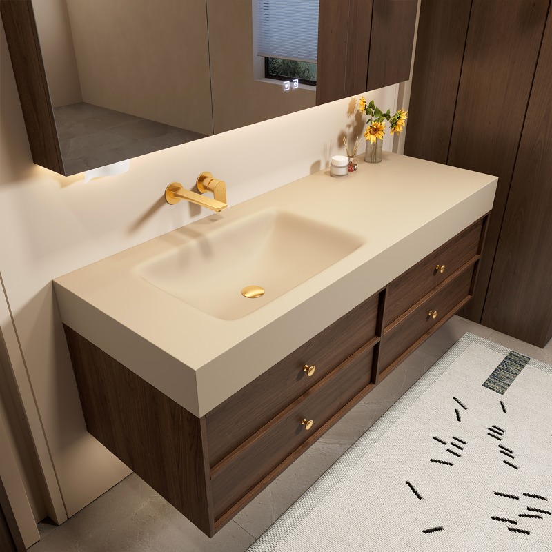 Modern Luxury Bathroom Cabinet - Home Bathroom Partition Wall 评论和价格