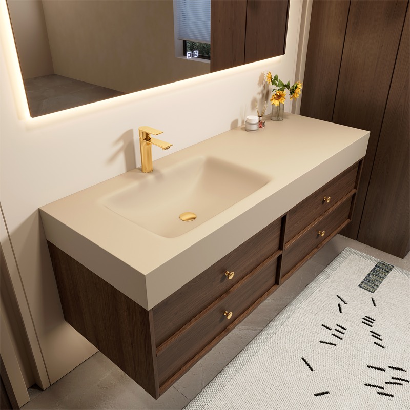 Modern Luxury Bathroom Cabinet - Home Bathroom Partition Wall 评论和价格