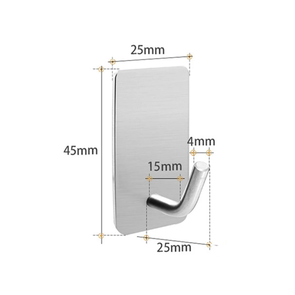1-10Pcs Self Adhesive Hook Sta - Robe Hook Adhesive 评论和价格