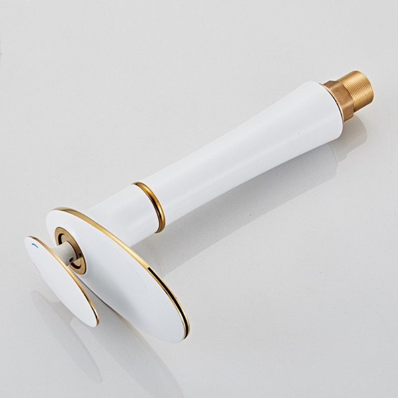White/Black Gold Waterfall Bas - Home Hardware Bathroom Sinks 评论和价格