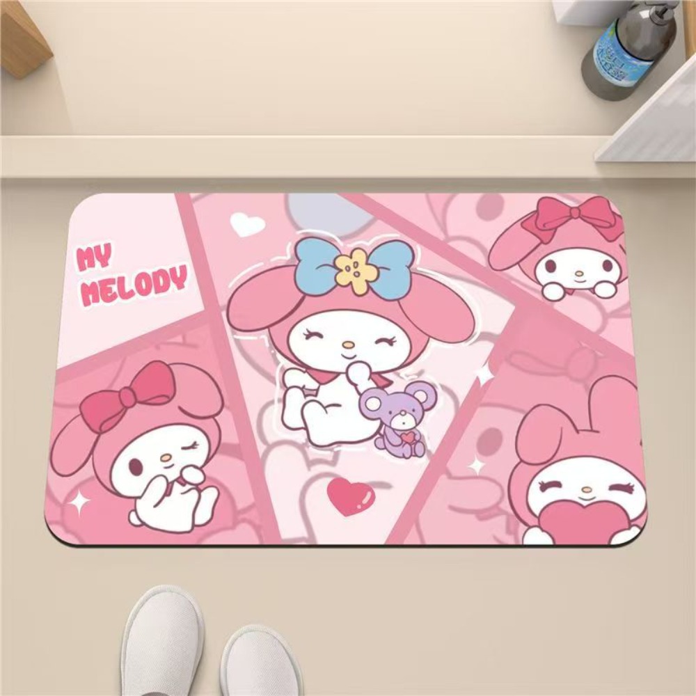 Hello Kitty Non-Slip Absorbent - Non Slip Bath Mat 评论和价格