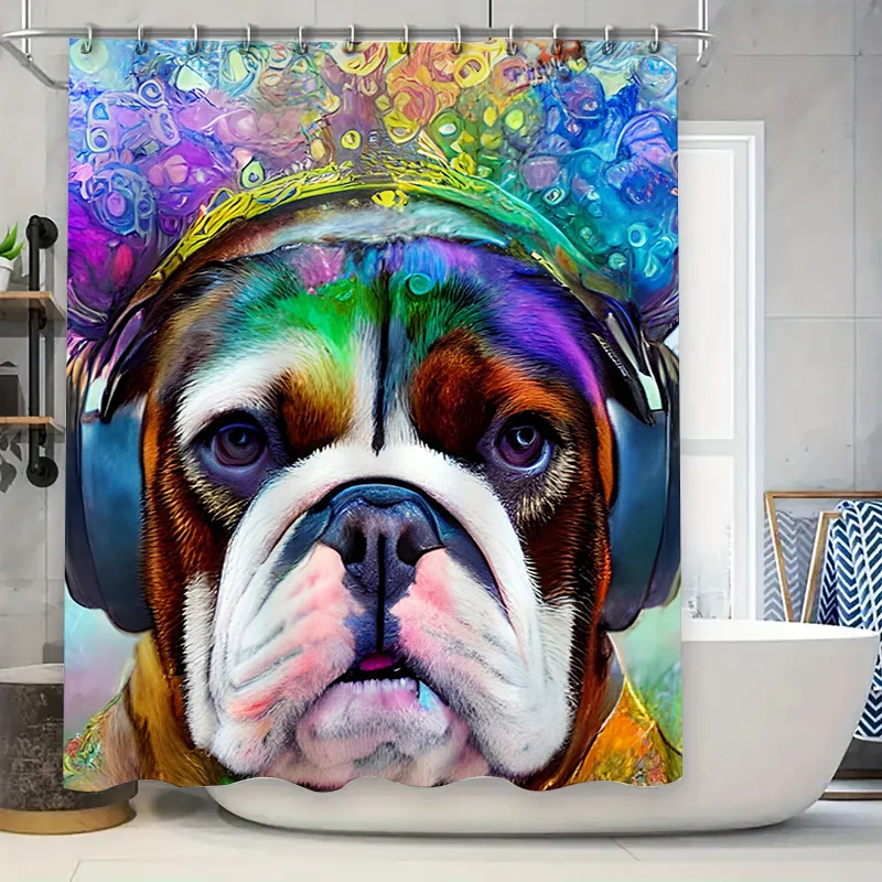 Vibrant Animal Print Shower Cu - Home Bathroom Ideas 评论和价格