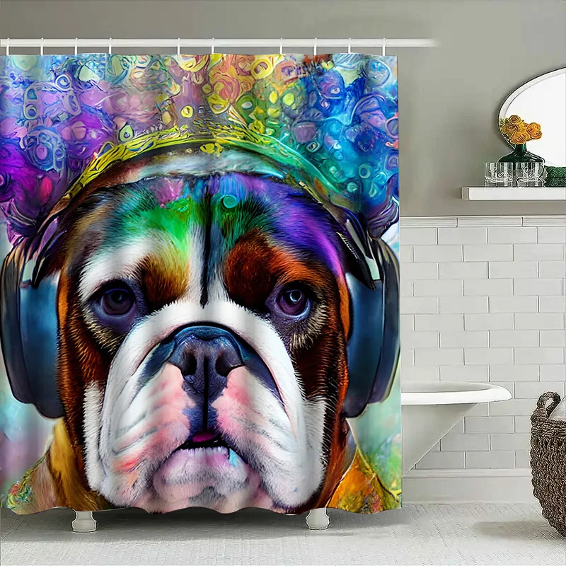 Vibrant Animal Print Shower Cu - Home Bathroom Ideas 评论和价格