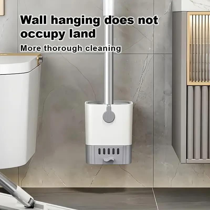 Wall-Mounted Toilet Brush with - Toilet Brush Holder 评论和价格