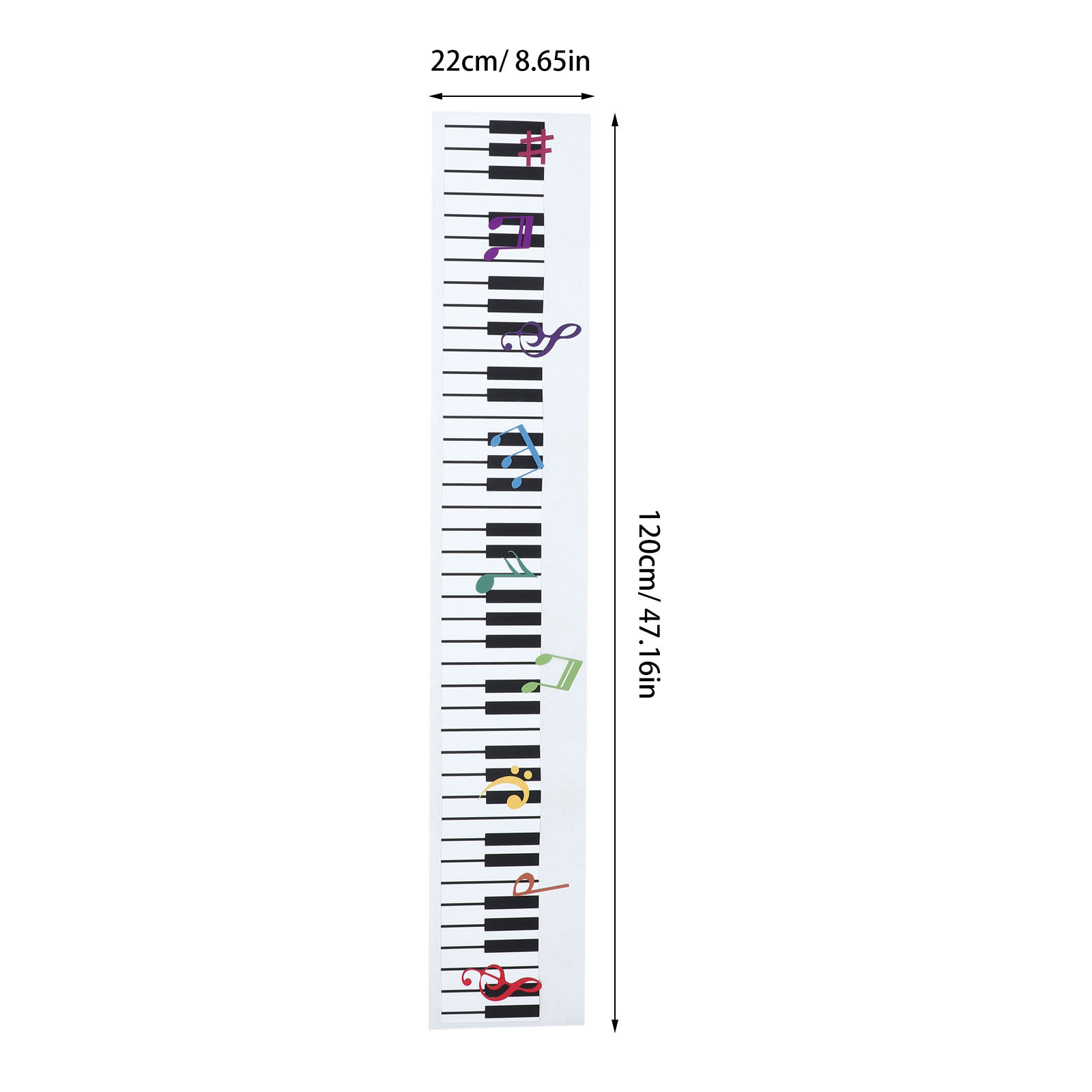 Colorful Music Note Window Cli - Home Bathroom Door 评论和价格