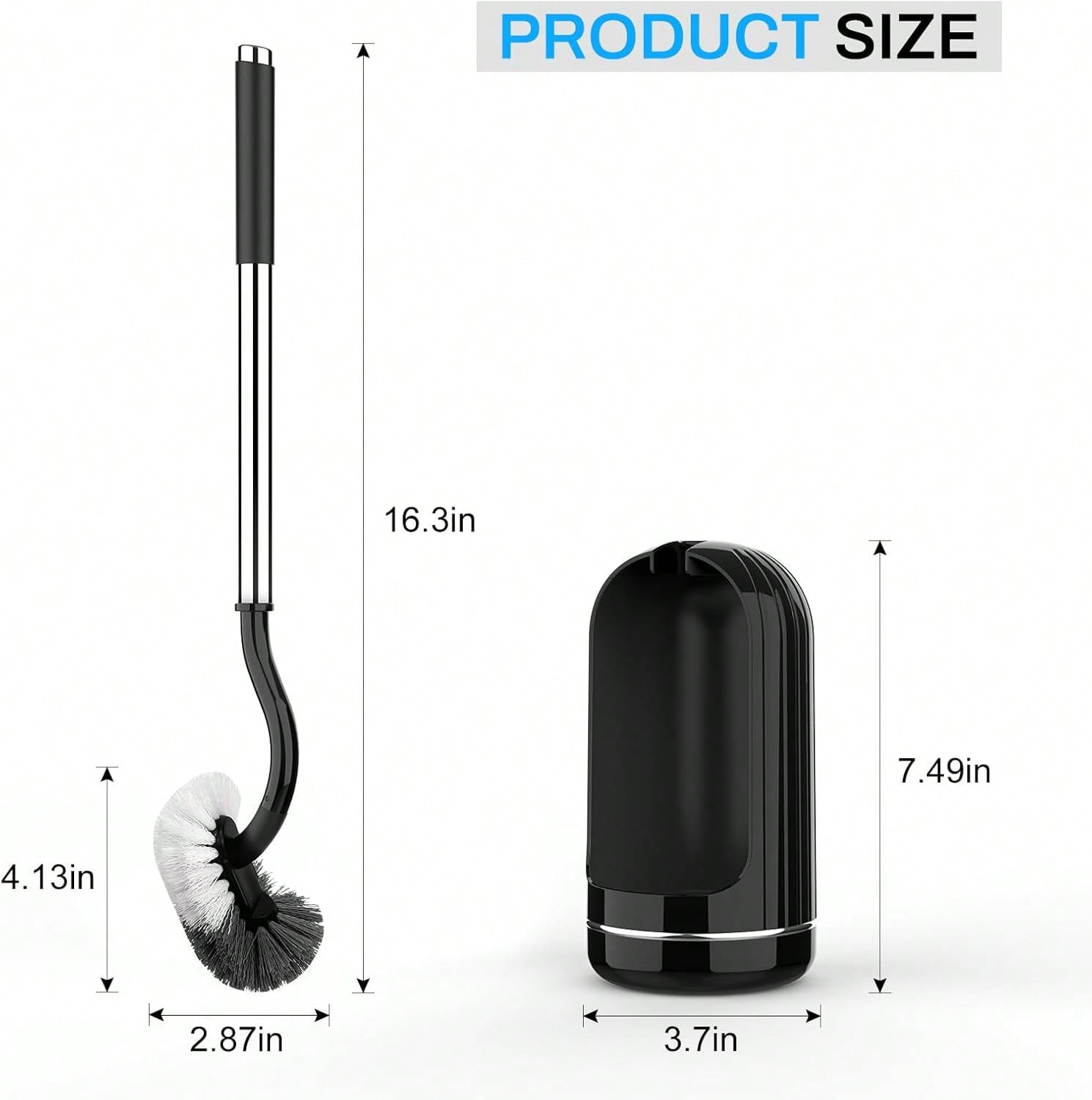Toilet Brush And Holder Set, C - Toilet Brush Holder 评论和价格