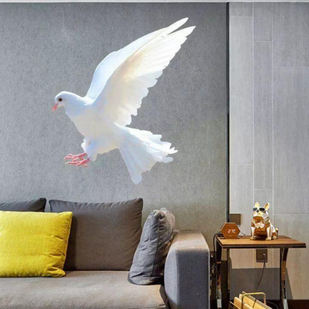 Peace Dove Wall Stickers for L - Home Center Bathroom Accessories 评论和价格