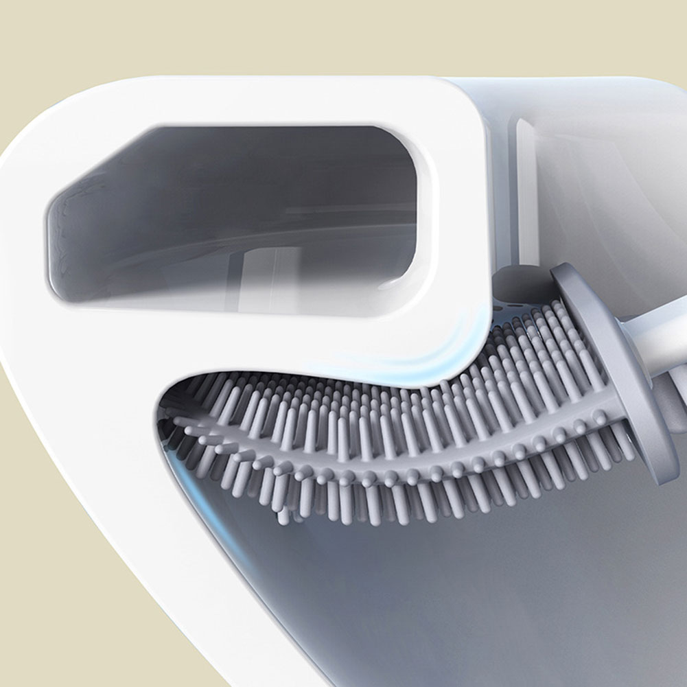 Silicone Toilet Brush With Hol - Toilet Brush Holder 评论和价格