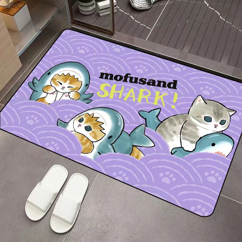 Mofusand Cartoon Diatom Mud Ab - Non Slip Bath Mat 评论和价格