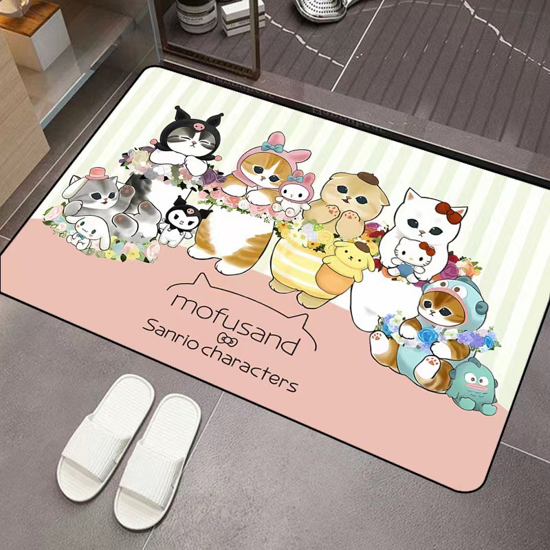 Mofusand Cartoon Diatom Mud Ab - Non Slip Bath Mat 评论和价格