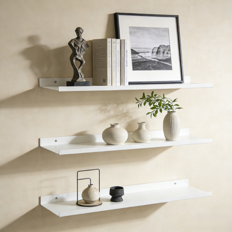 Metal Floating Shelves Wall Mo - Home Bathroom Shelf 评论和价格