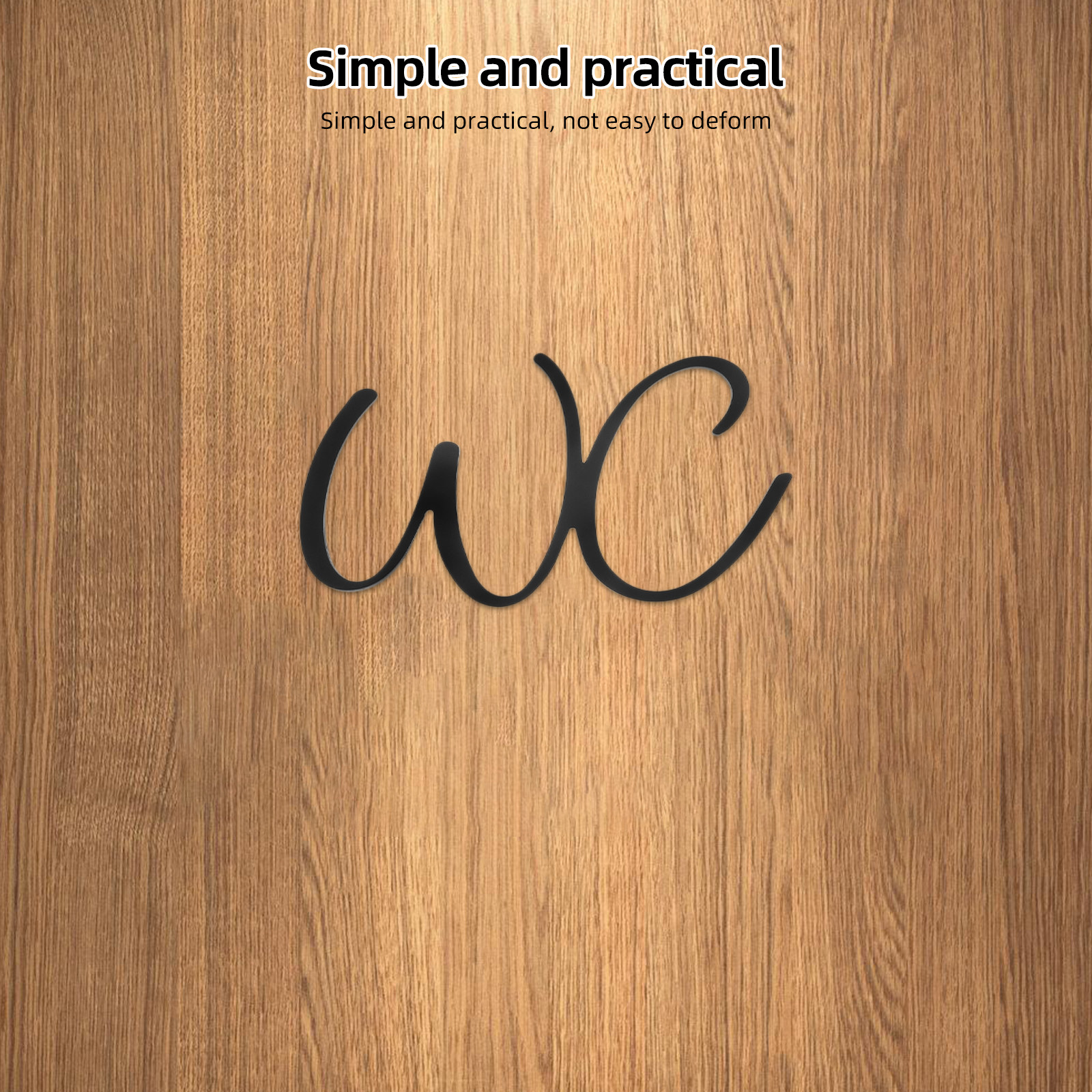 Bathroom Sign Toilet Door Iron - Home Bathroom Door 评论和价格