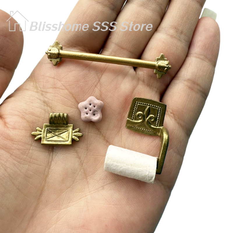 【S】1/12 Dollhouse Simulation P - Home Center Bathroom Accessories 评论和价格