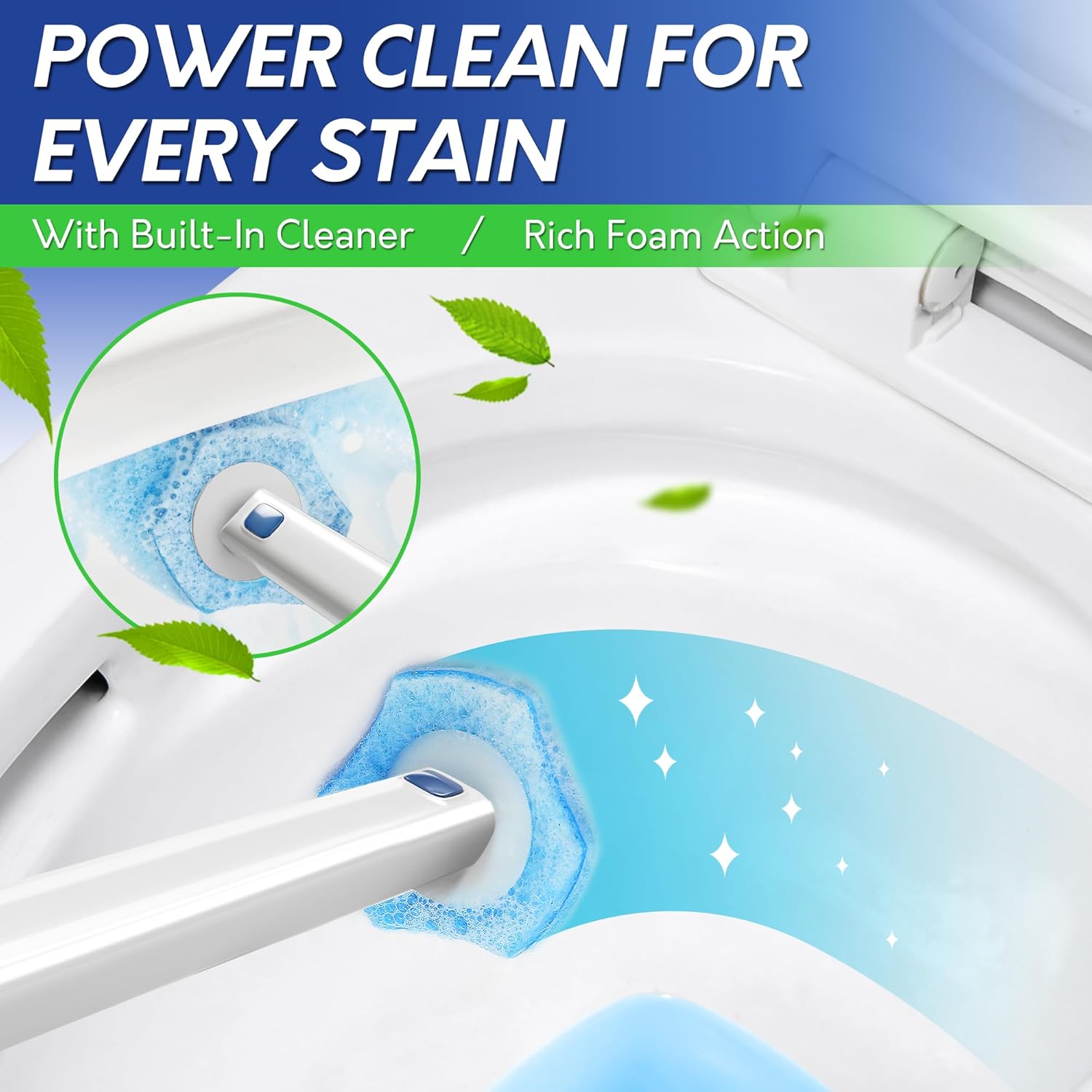 Disposable Toilet Brush Set wi - Toilet Brush Holder 评论和价格