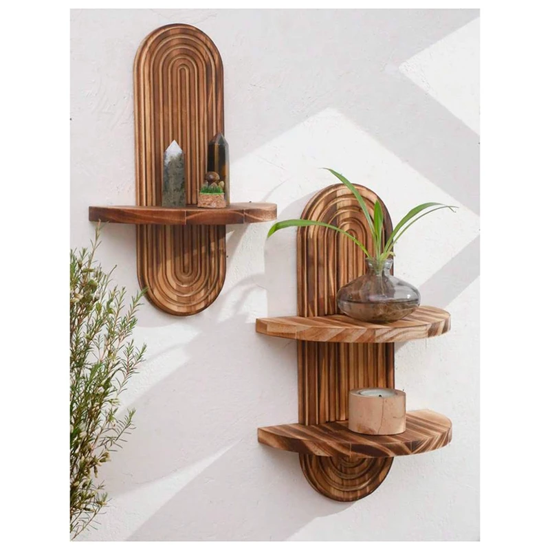 Geometric Wall-Mounted Shelf R - Home Bathroom Shelf 评论和价格