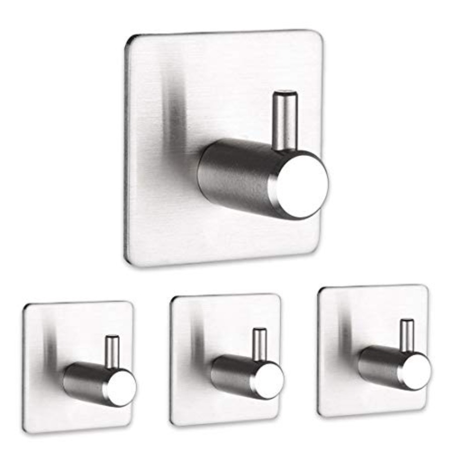 Self Adhesive Hooks Wall Coat  - Robe Hook Adhesive 评论和价格