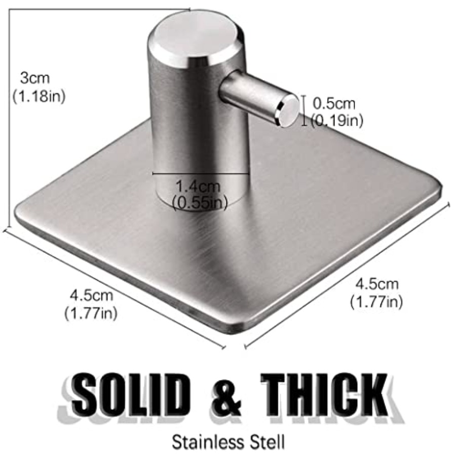 Self Adhesive Hooks Wall Coat  - Robe Hook Adhesive 评论和价格